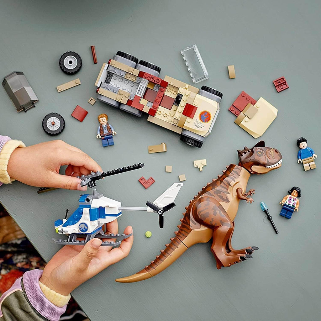 LEGO JURASSIC WORLD 76941 Carnotaurus Dinosaur Chase Building Kit - TOYBOX Toy Shop