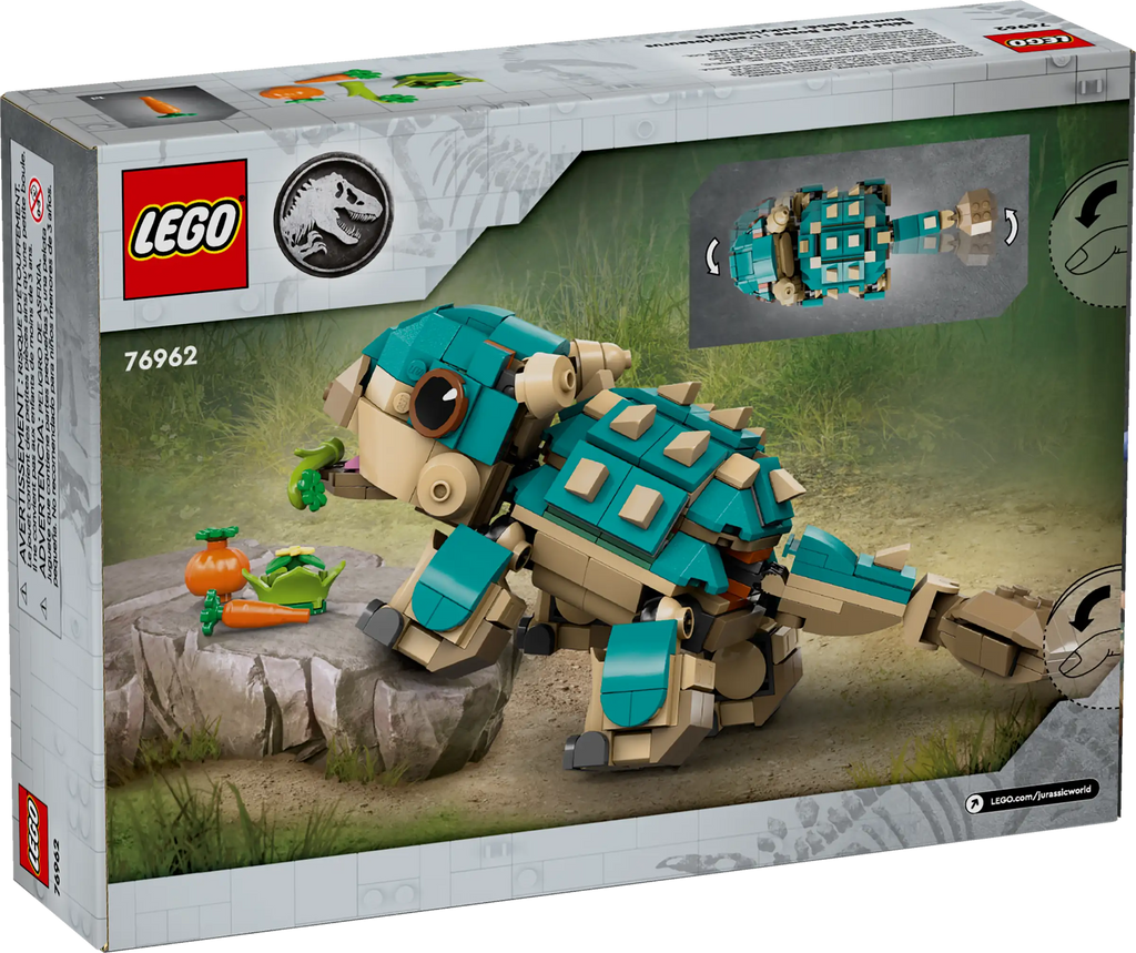 LEGO 76962 JURASSIC WORLD Baby Bumpy: Ankylosaurus - TOYBOX Toy Shop