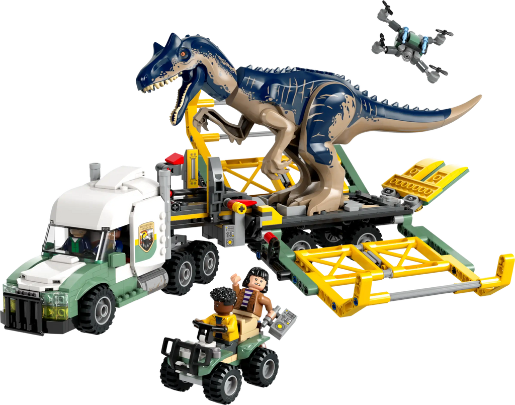 LEGO 76966 JURASSIC WORLD Dinosaur Missions: Allosaurus Transport Truck - TOYBOX Toy Shop