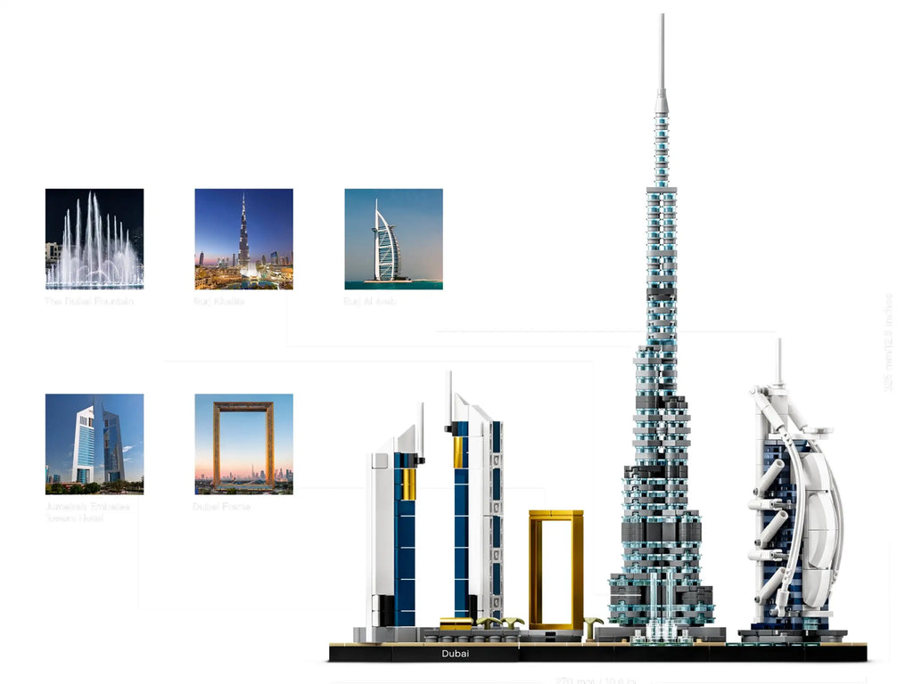 LEGO ARCHITECTURE 21502 Dubai Skyline - TOYBOX Toy Shop