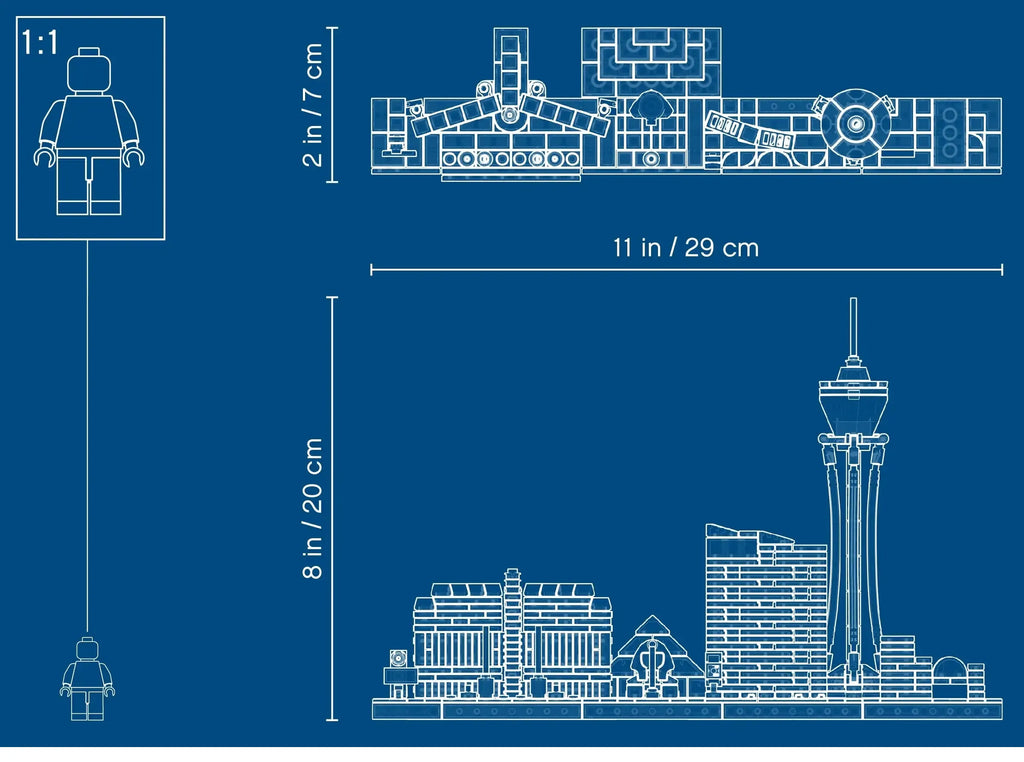 LEGO Architecture Skyline Collection 21047 Las Vegas - TOYBOX Toy Shop