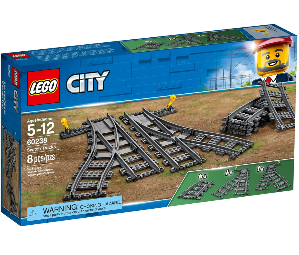 LEGO CITY 60238 Switch Tracks Building Kit - TOYBOX Toy Shop