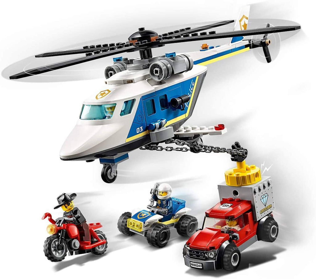 LEGO CITY 60243 Police Helicopter Chase - TOYBOX Toy Shop