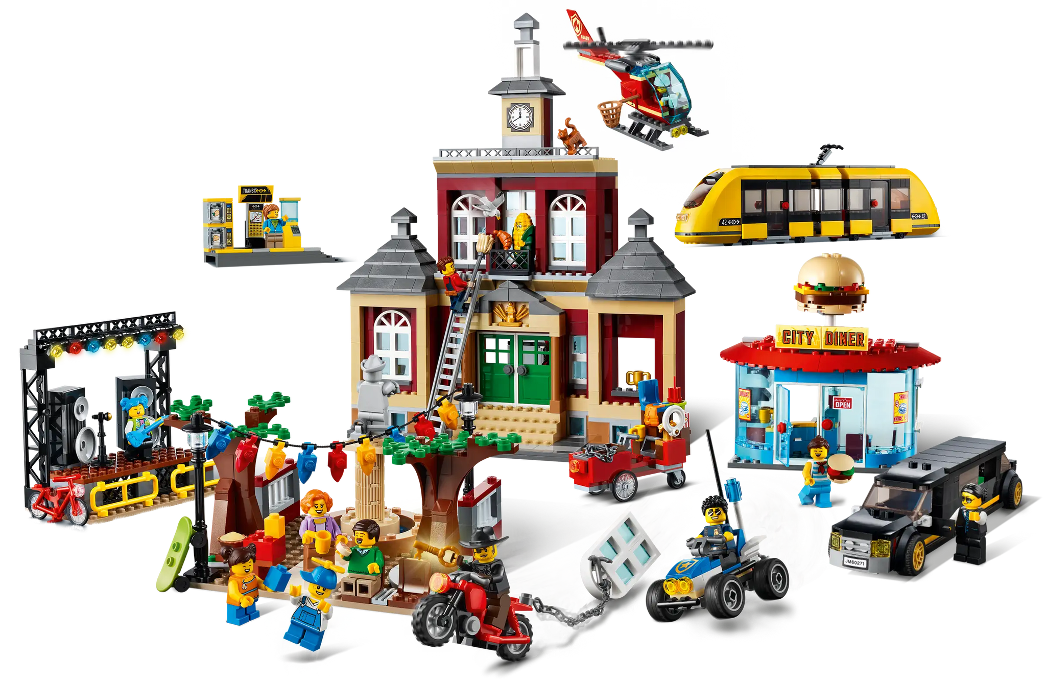LEGO CITY 60271 Main Square Building Play Set – TOYBOX