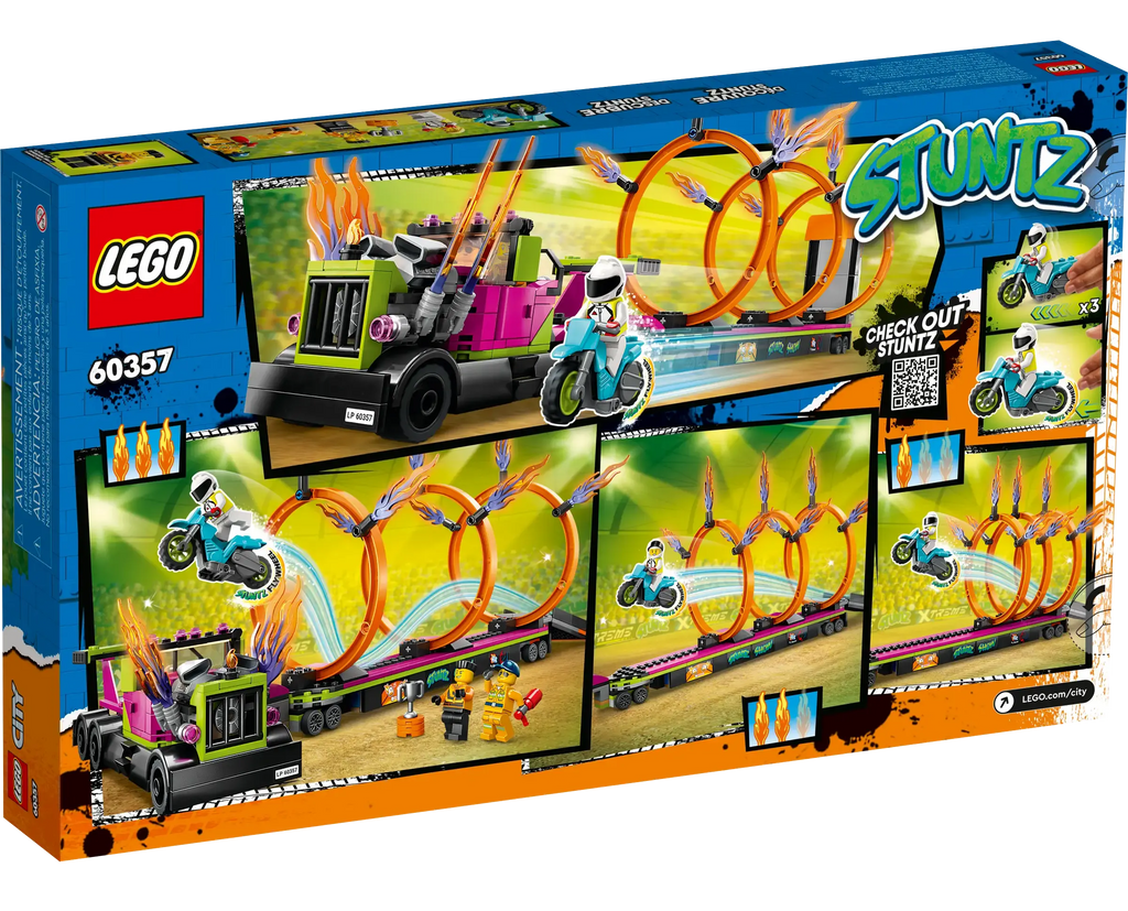 LEGO CITY 60357 Stunt Truck & Ring of Fire Challenge - TOYBOX Toy Shop