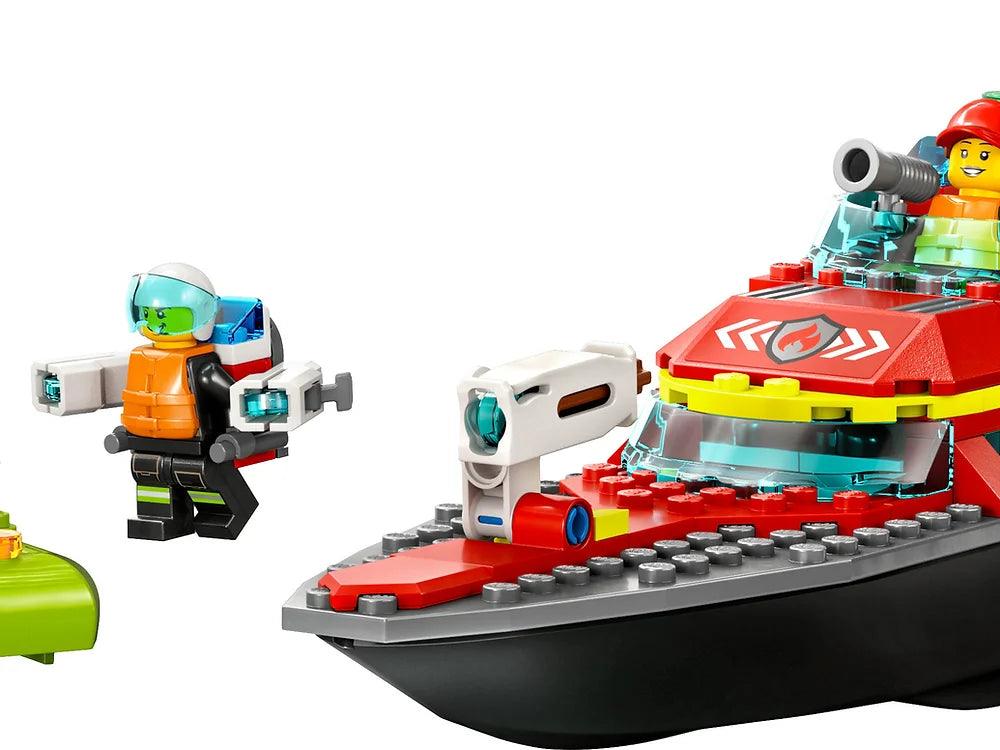 LEGO CITY 60373 Fire Rescue Boat - TOYBOX Toy Shop