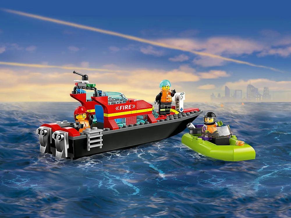 LEGO CITY 60373 Fire Rescue Boat TOYBOX