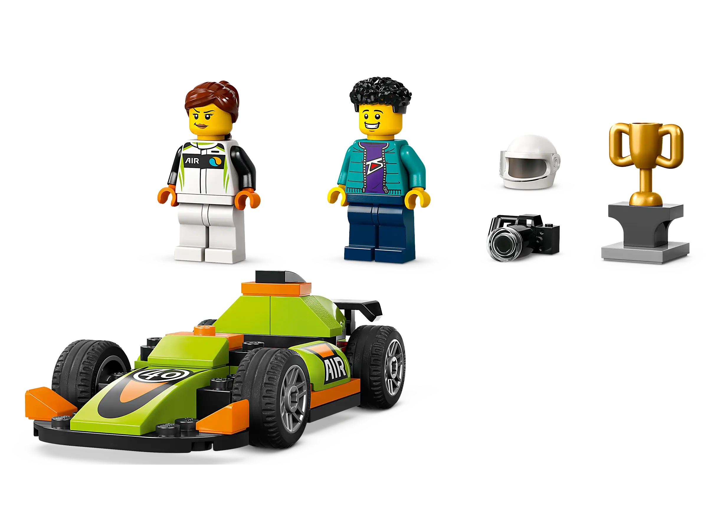 Lego green car sales