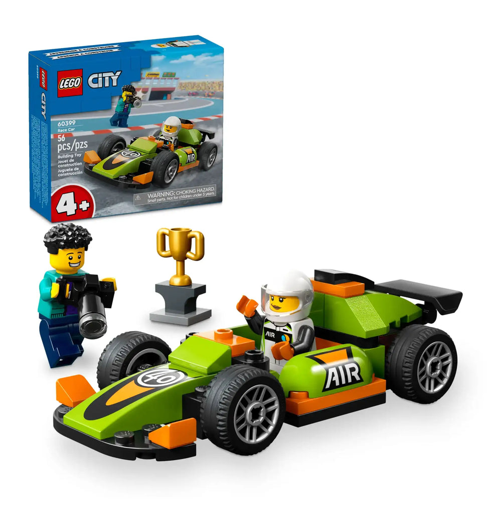 LEGO CITY 60399 Green Race Car - TOYBOX Toy Shop