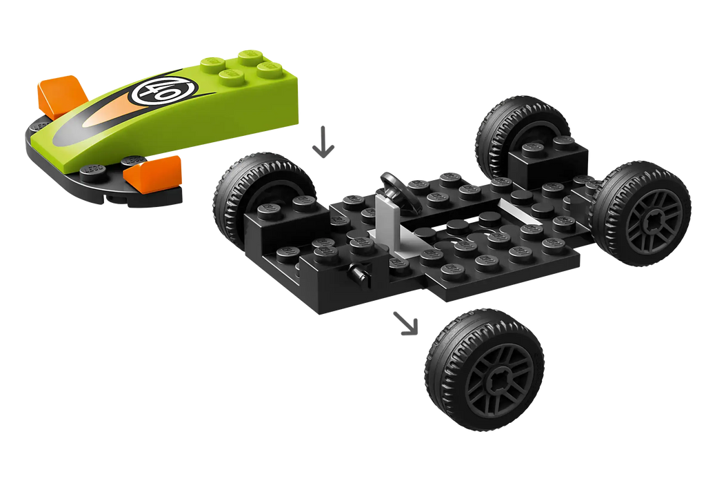 LEGO CITY 60399 Green Race Car - TOYBOX Toy Shop