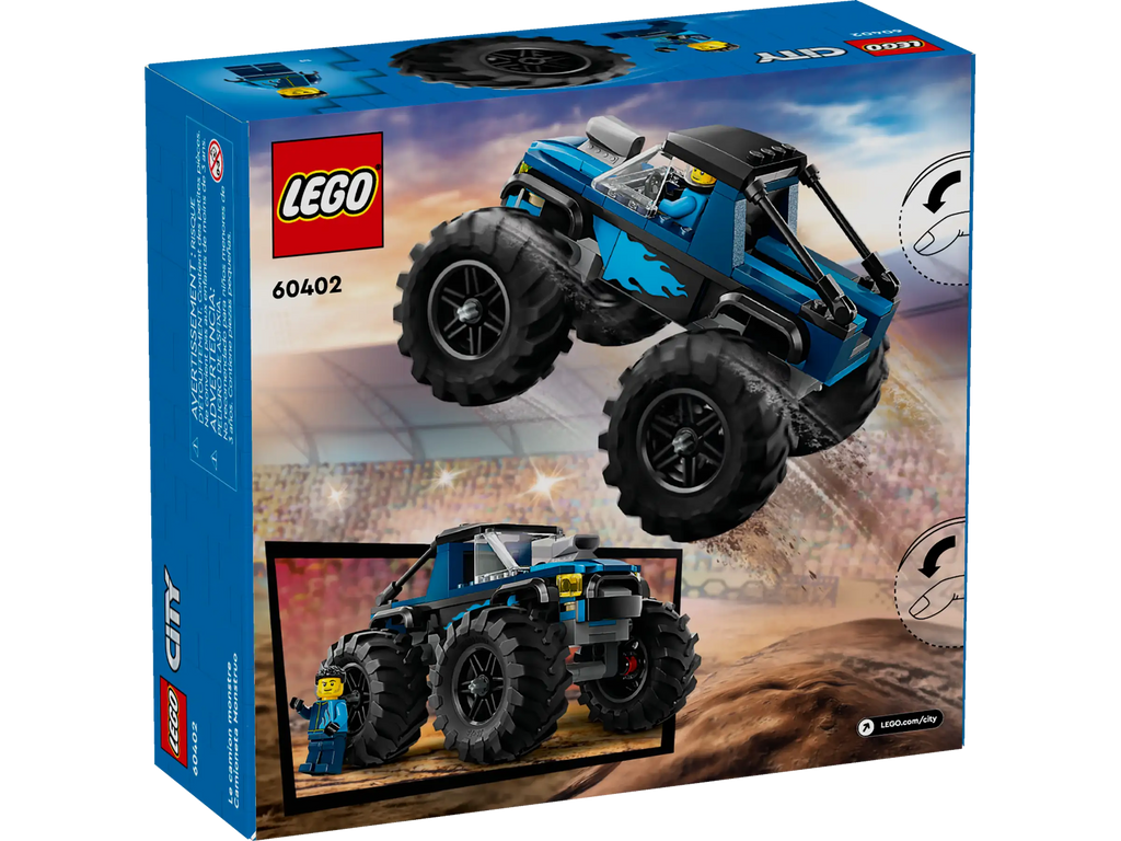 LEGO CITY 60402 Blue Monster Truck - TOYBOX Toy Shop