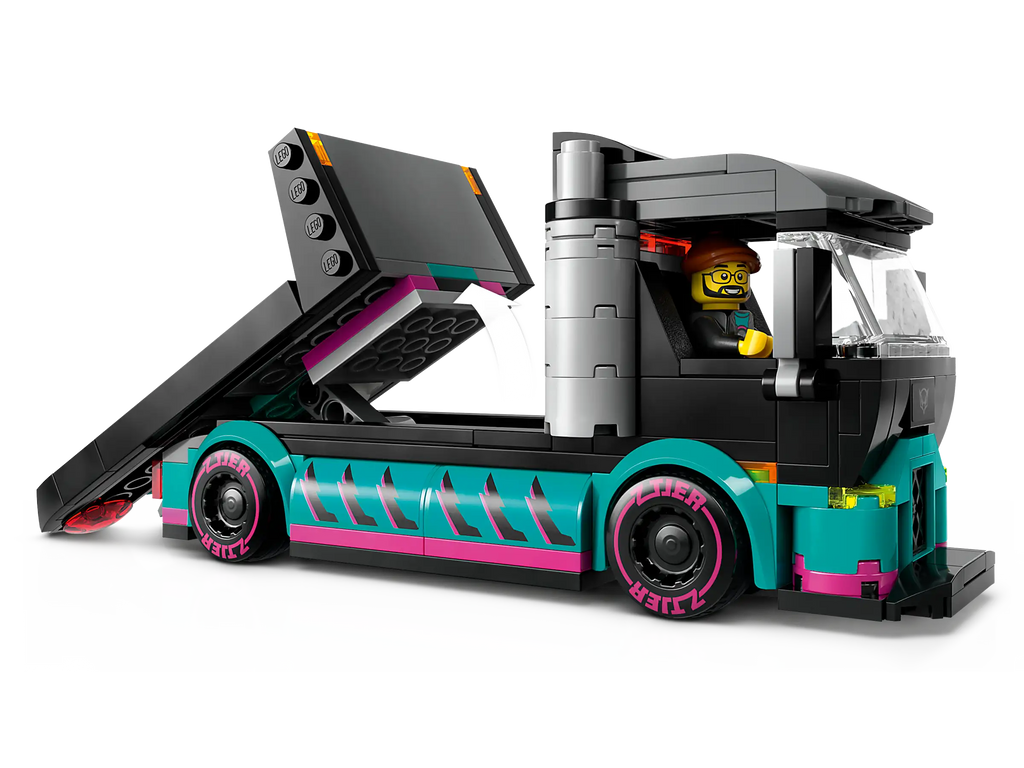LEGO CITY 60406 Race Car and Car Carrier Truck - TOYBOX Toy Shop