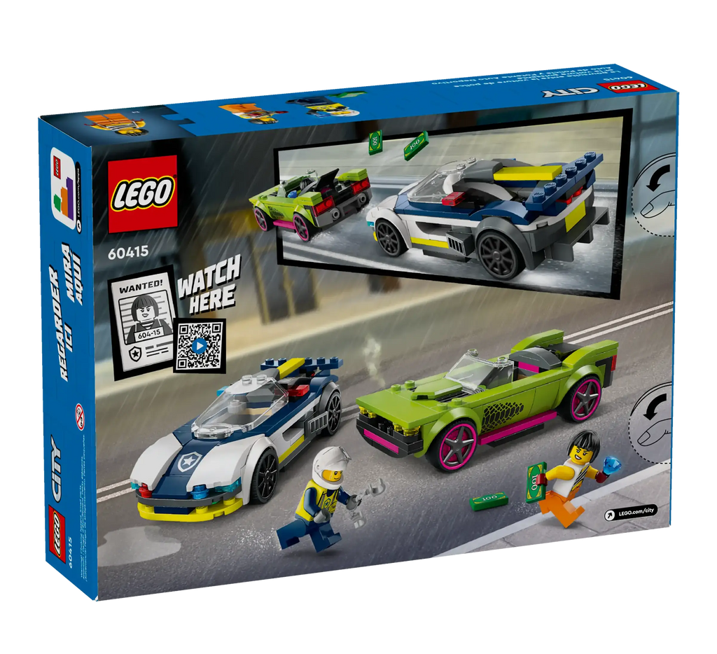 LEGO CITY 60415 Police Car and Muscle Car Chase - TOYBOX Toy Shop