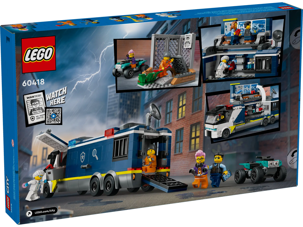 LEGO CITY 60418 Police Mobile Crime Lab Truck - TOYBOX Toy Shop