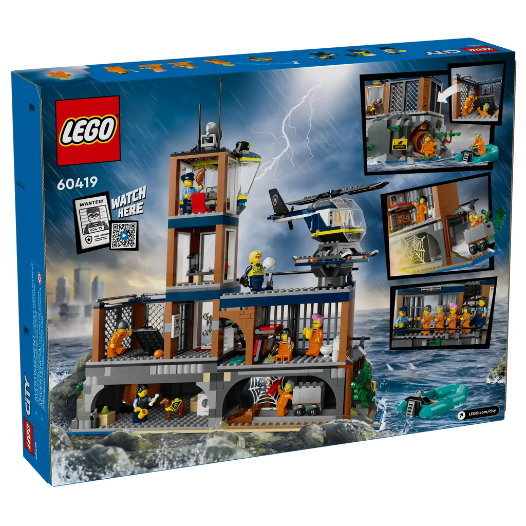 LEGO CITY 60419 Police Prison Island - TOYBOX Toy Shop