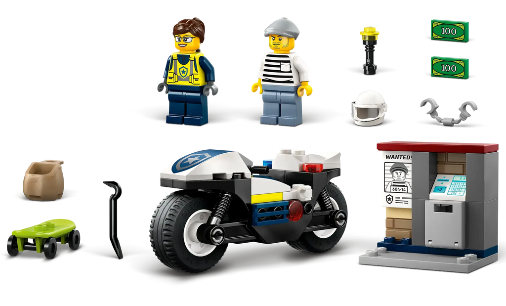 LEGO City 60455 Police Motorcycle Chase
