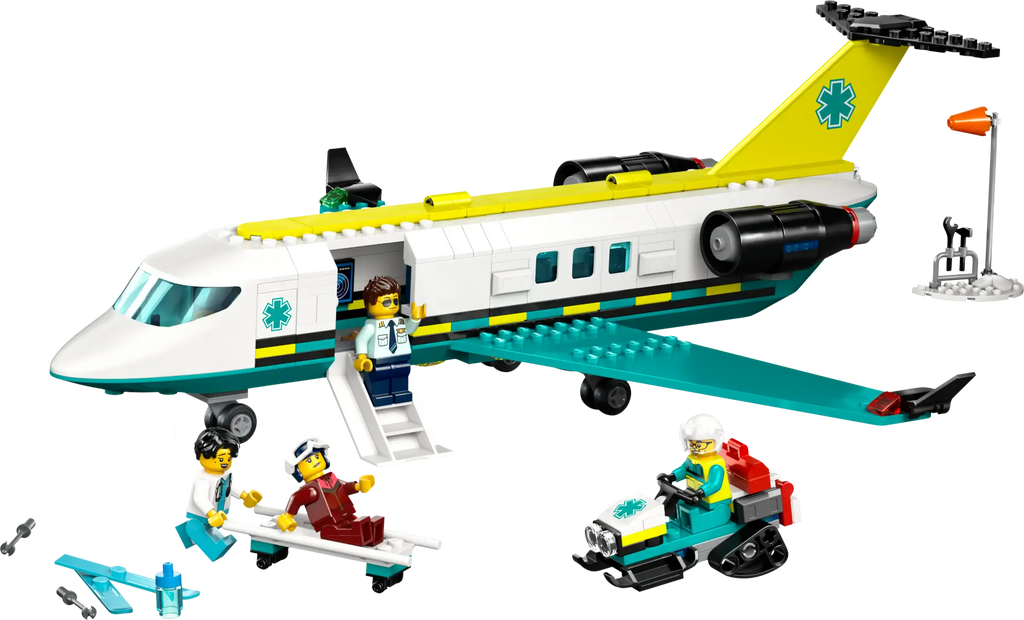 LEGO City 60465 Emergency Air Ambulance Airplane