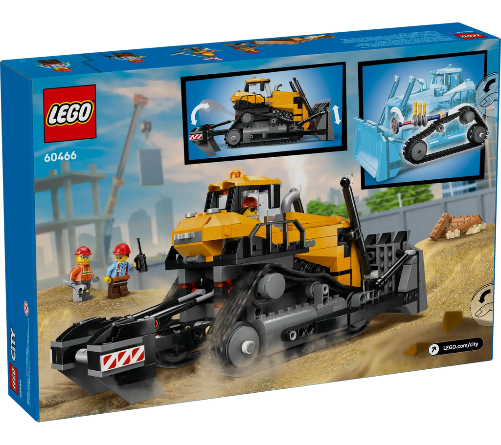 LEGO City 60466 Yellow Bulldozer