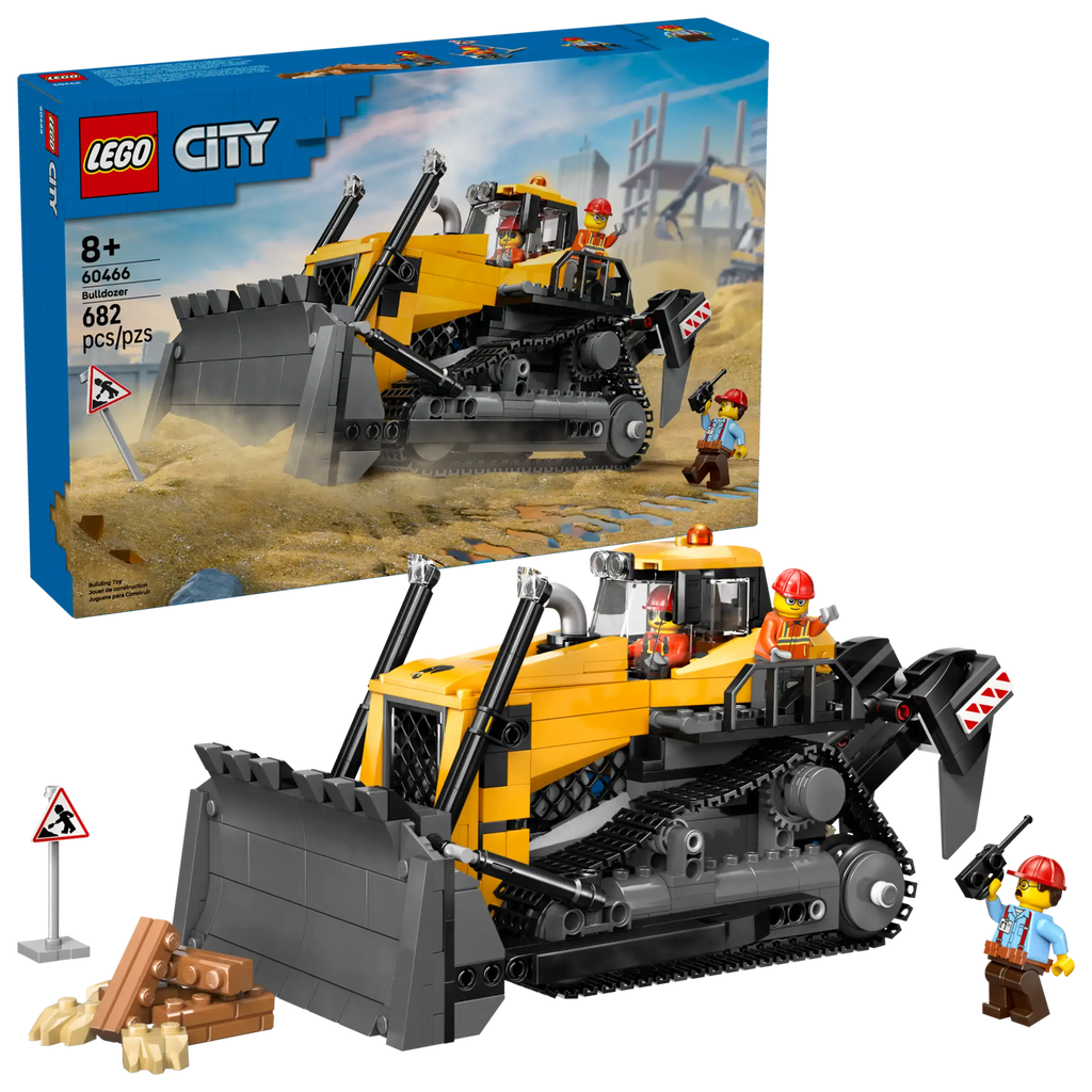 LEGO City 60466 Yellow Bulldozer