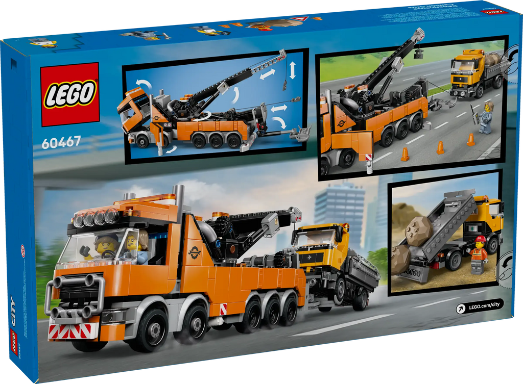 LEGO 60467 Heavy-duty Recovery Tow Truck with Crane
