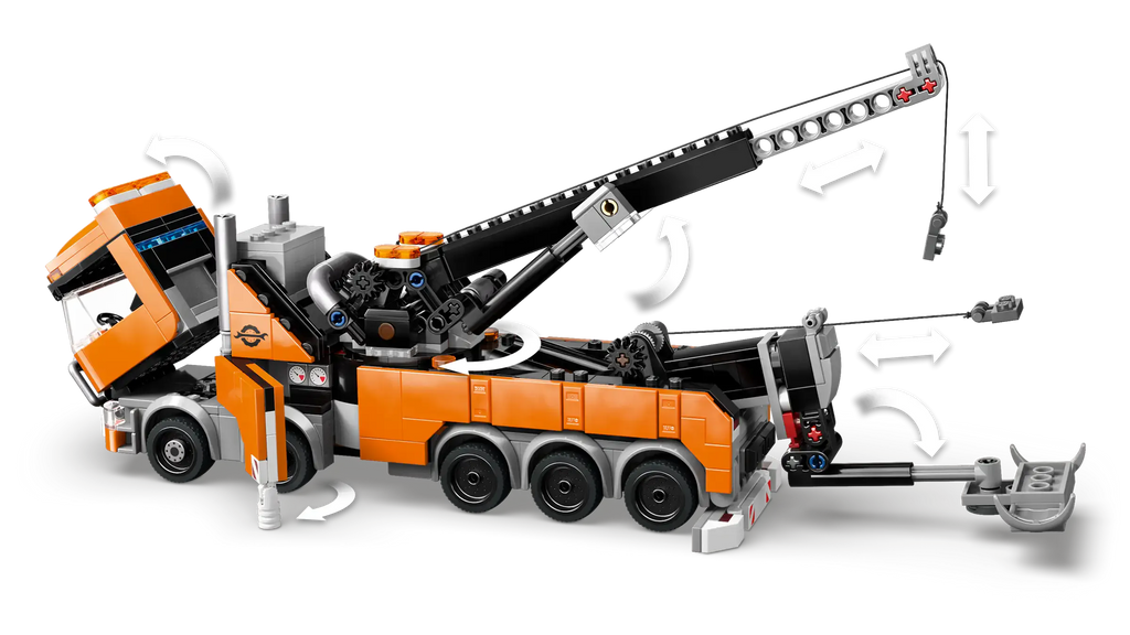 LEGO 60467 Heavy-duty Recovery Tow Truck with Crane