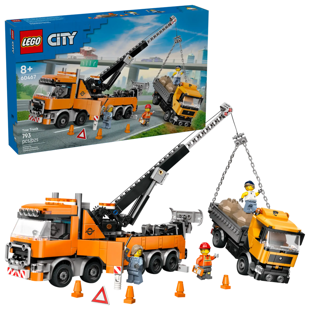 LEGO 60467 Heavy-duty Recovery Tow Truck with Crane
