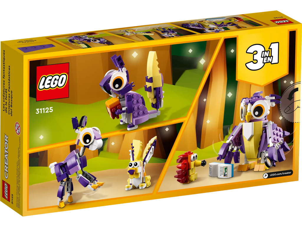 LEGO CREATOR 31125 Fantasy Forest Creatures - TOYBOX Toy Shop