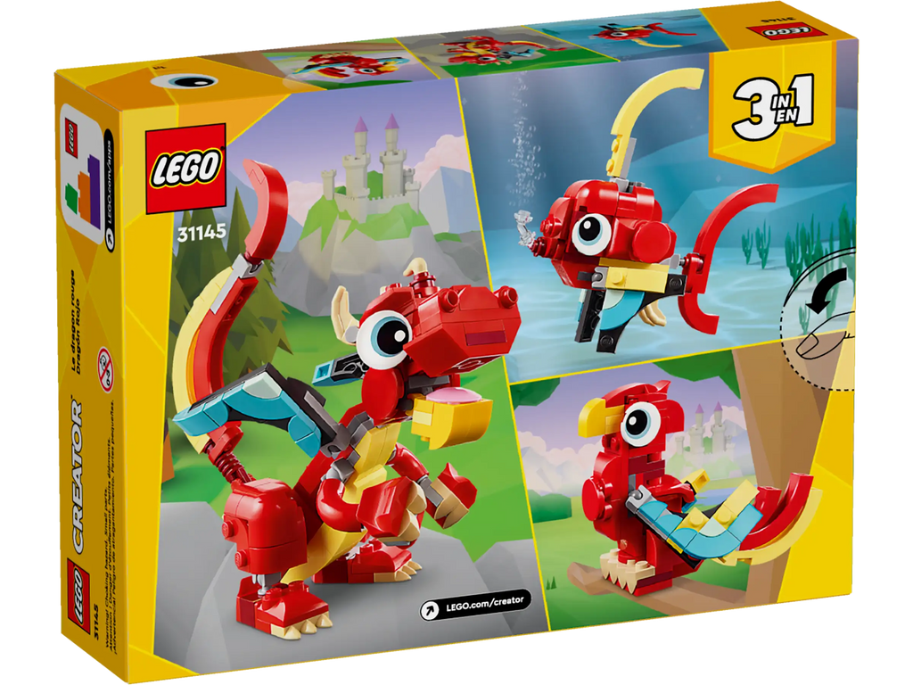 LEGO CREATOR 31145 Red Dragon - TOYBOX Toy Shop