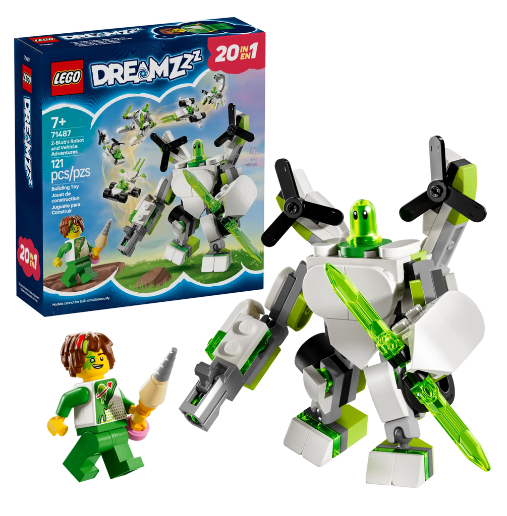 LEGO DREAMZZZ 71487 Z-Blob's Robot and Vehicle Adventures - TOYBOX Toy Shop