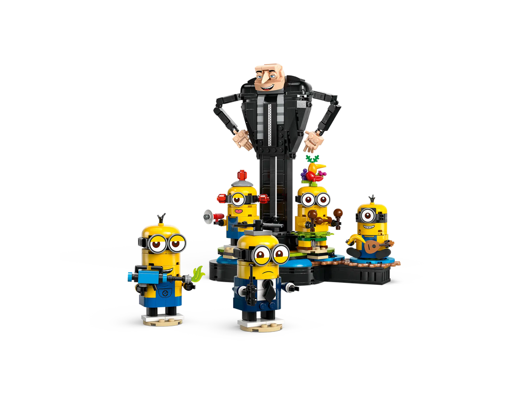 LEGO DESPICABLE ME 75582 Brick-Built Gru and Minions - TOYBOX Toy Shop