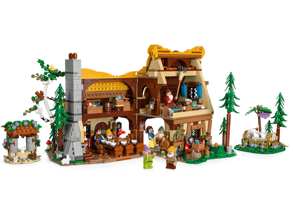 LEGO Disney 43242 Snow White and The Seven Dwarfs' Cottage