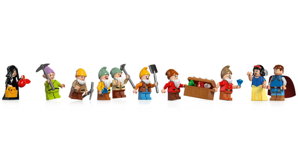 LEGO Disney 43242 Snow White and The Seven Dwarfs' Cottage