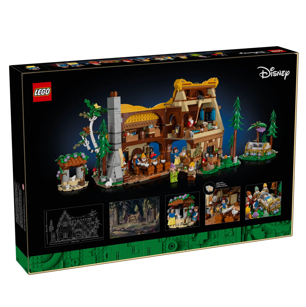 LEGO Disney 43242 Snow White and The Seven Dwarfs' Cottage
