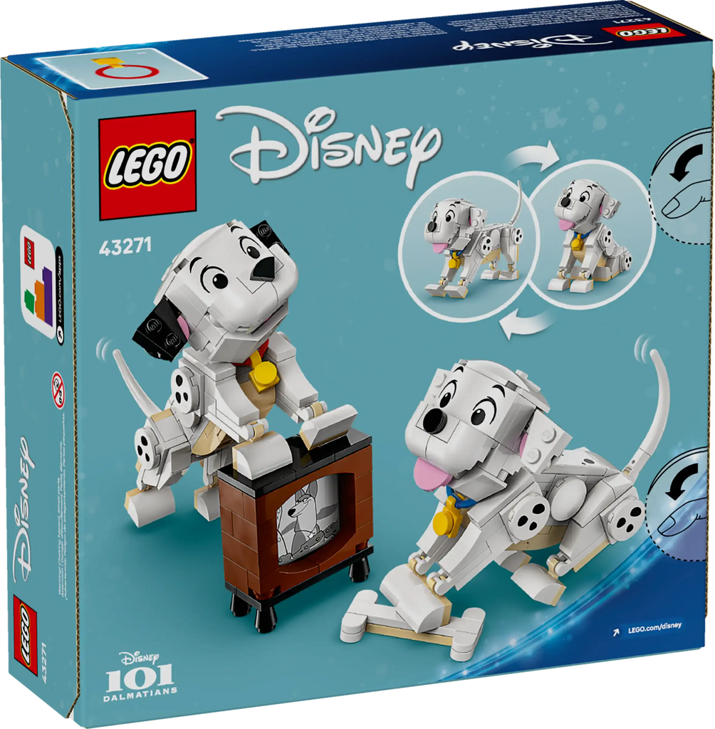 LEGO Disney 43271 Lucky & Penny 101 Dalmatians Puppies