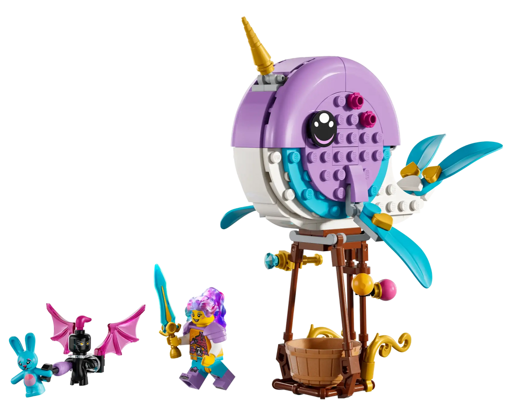 LEGO DREAMZZZ 71472 Izzie's Narwhal Hot-Air Balloon - TOYBOX Toy Shop