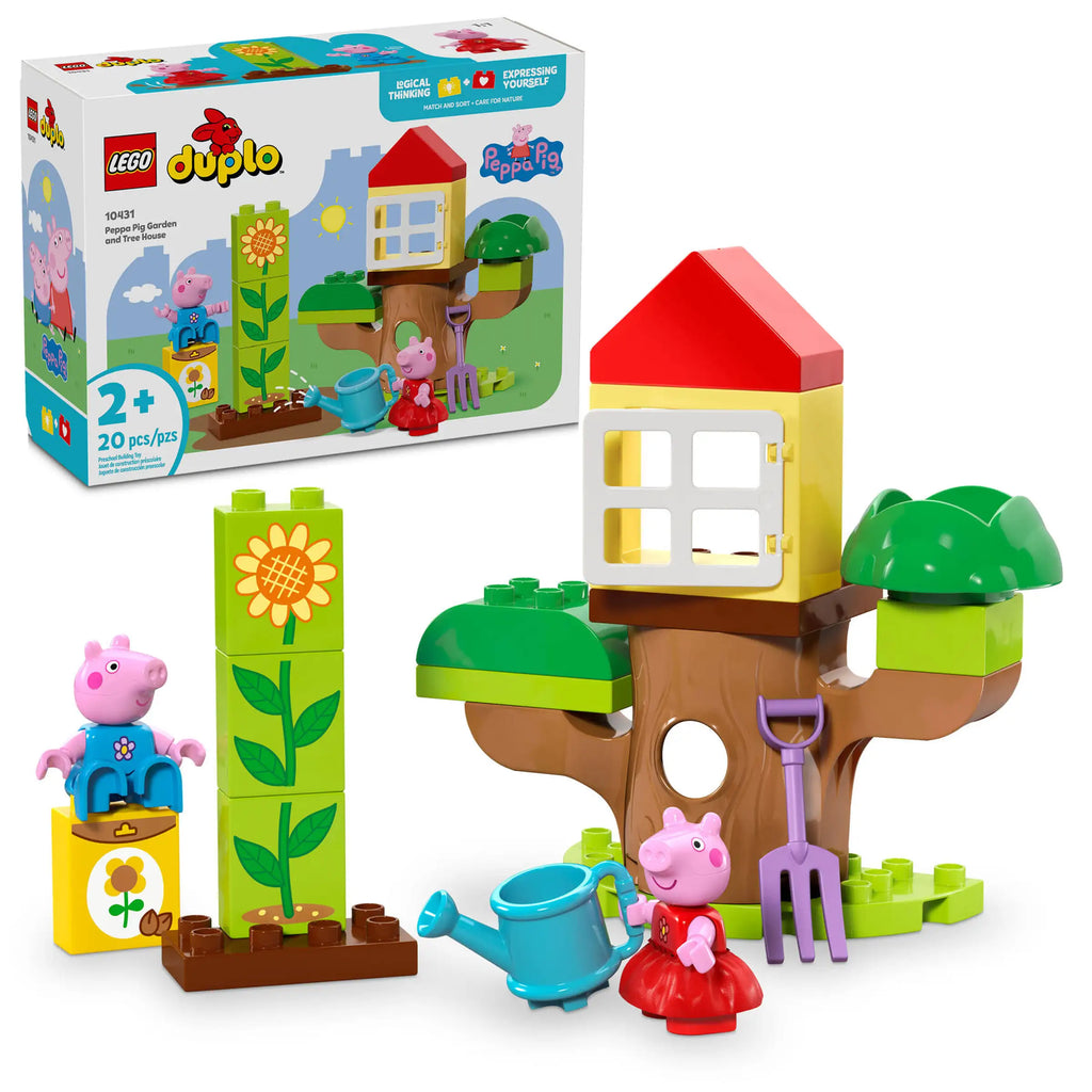 LEGO DUPLO 10431 Peppa Pig Garden and Tree House - TOYBOX Toy Shop