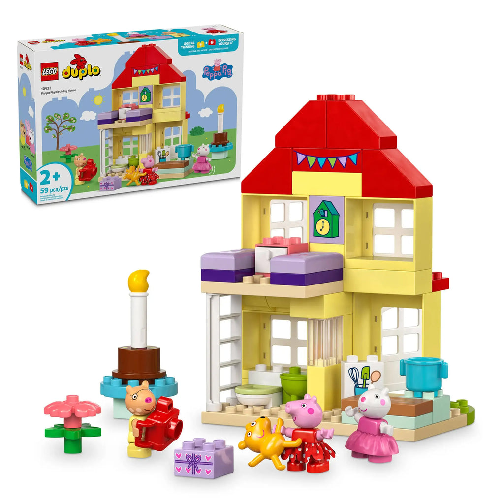LEGO DUPLO 10433 Peppa Pig Birthday House Playset - TOYBOX Toy Shop