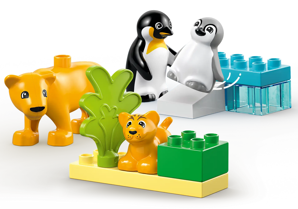 LEGO DUPLO 10442 Wild Animal Families: Penguins & Lions - TOYBOX Toy Shop