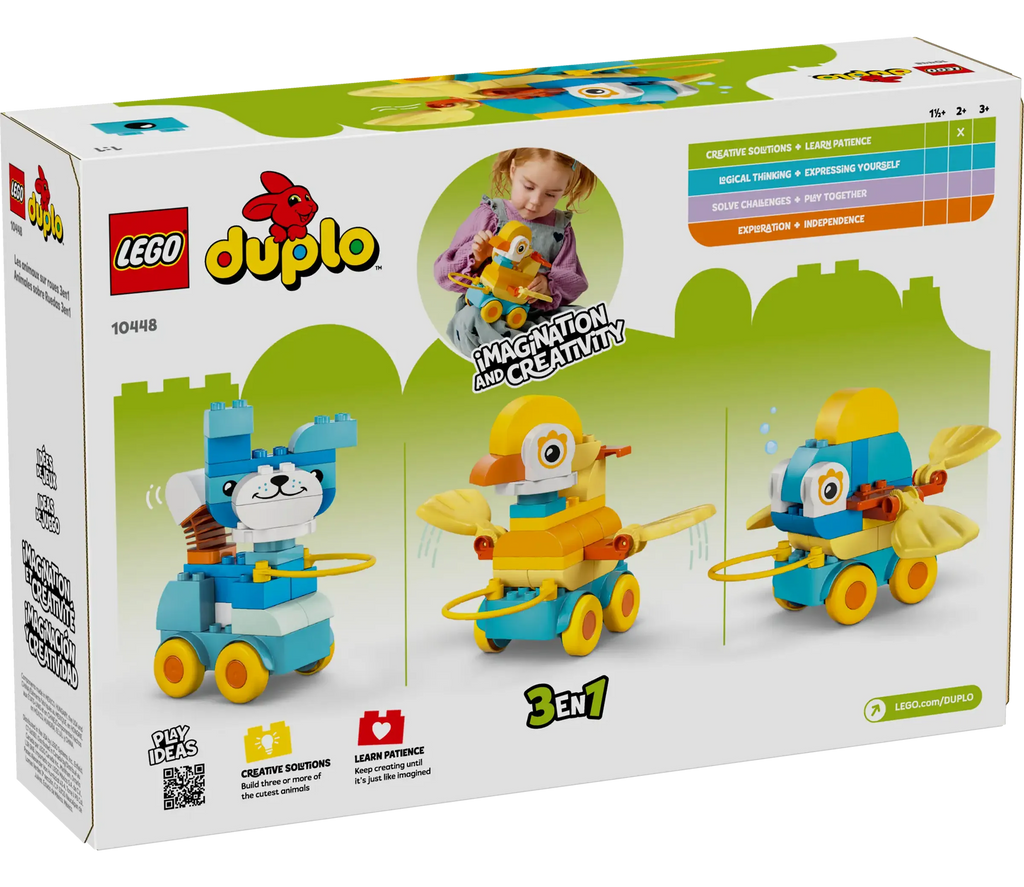 LEGO DUPLO 10448 3in1 Animals On Wheels