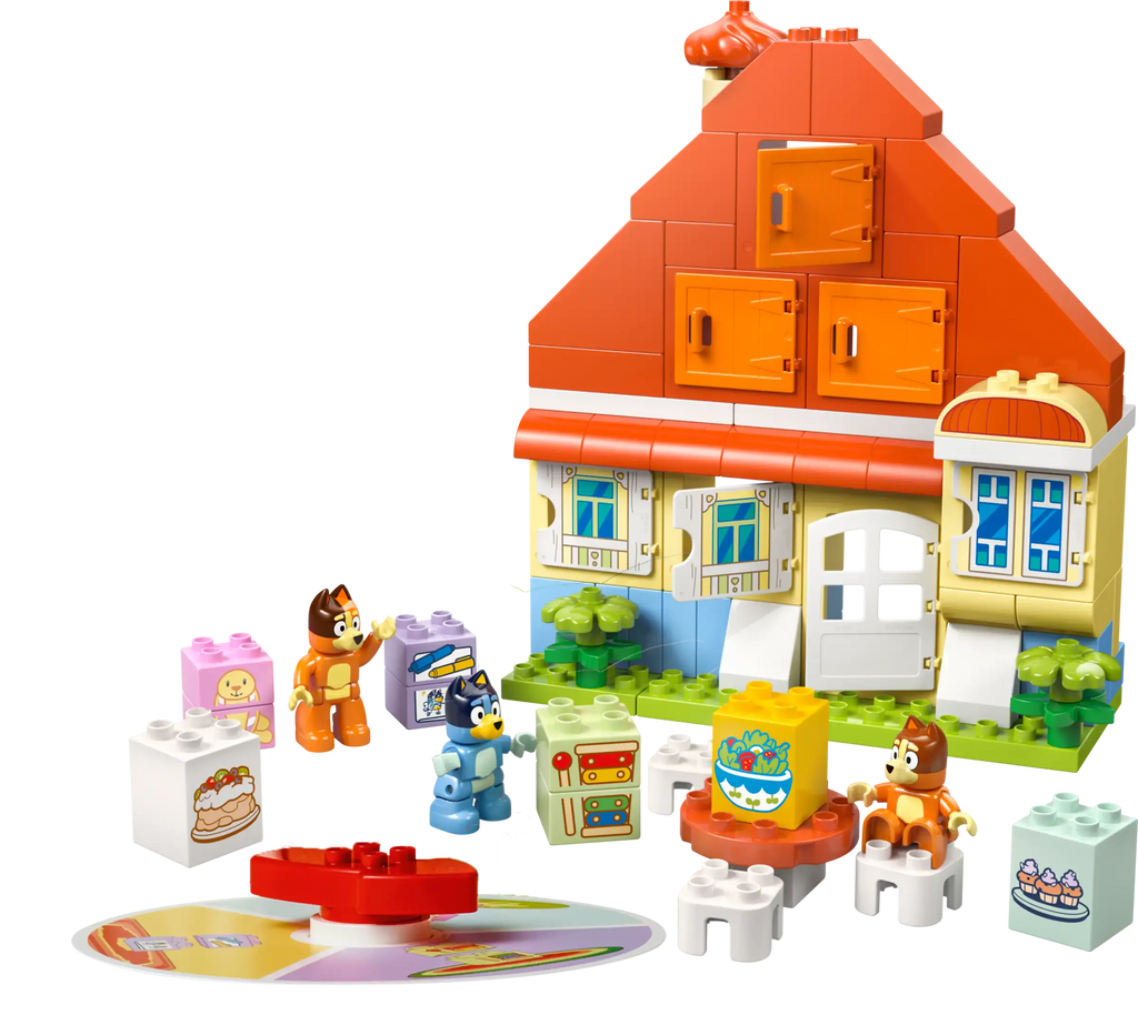 LEGO DUPLO 10459 Bluey's Family House with Memory Game