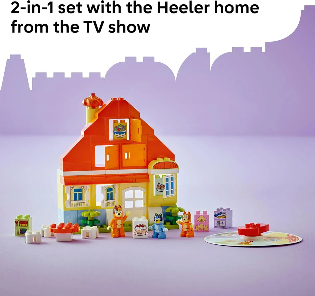 LEGO DUPLO 10459 Bluey's Family House with Memory Game