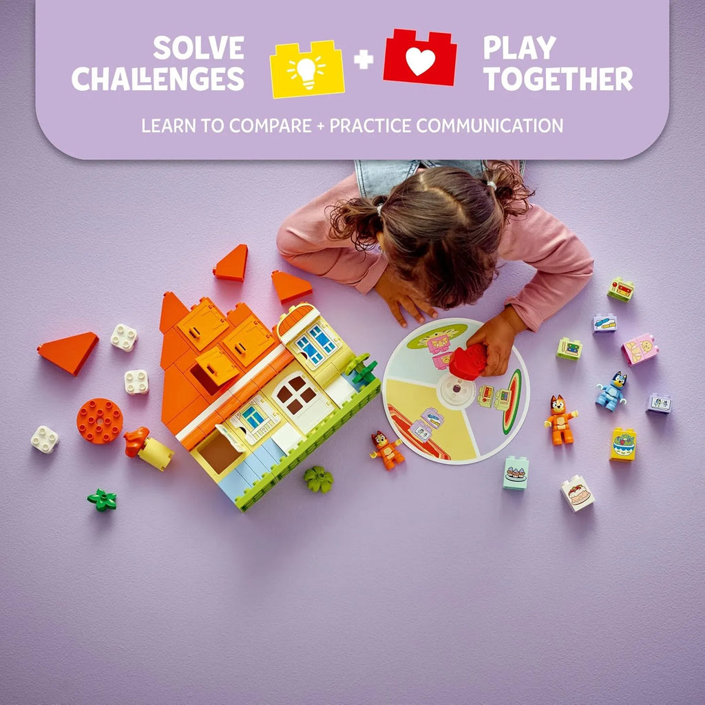 LEGO DUPLO 10459 Bluey's Family House with Memory Game