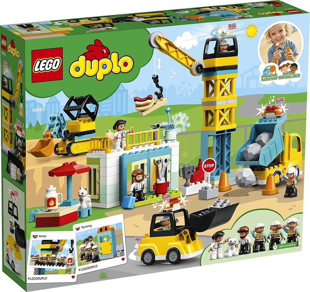 LEGO DUPLO 10933 Tower Crane & Construction - TOYBOX Toy Shop