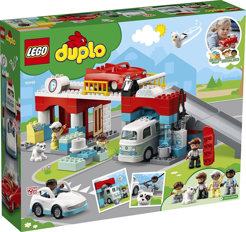 LEGO DUPLO 10948 Parking Garage and Car Wash - TOYBOX Toy Shop