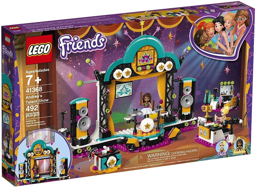 Lego Friends 41368 Andrea's Talent Show Building Playset - TOYBOX Toy Shop