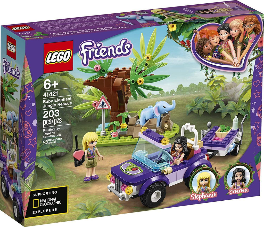 LEGO FRIENDS 41421 Baby Elephant Jungle Rescue Playset - TOYBOX Toy Shop