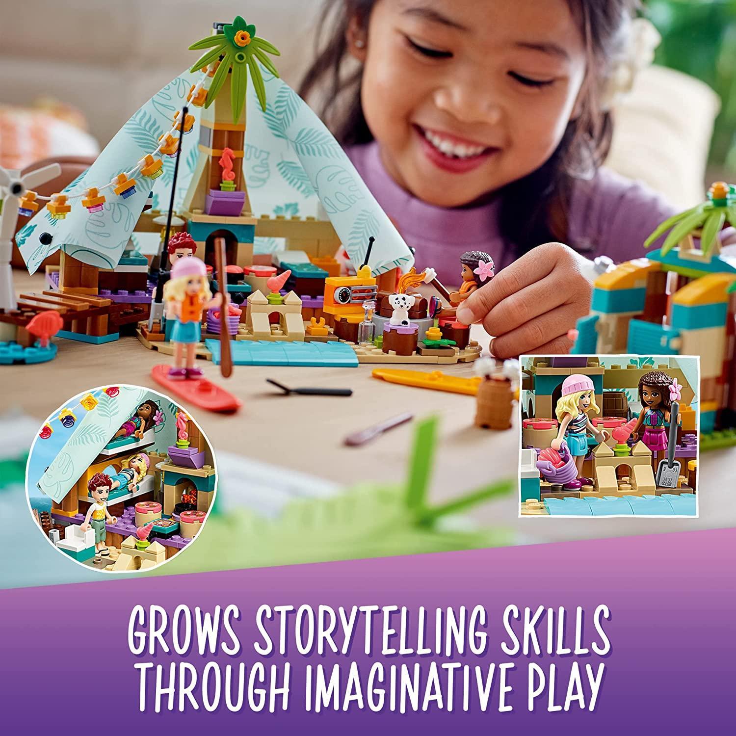 LEGO Friends 41700 Beach Glamping – TOYBOX