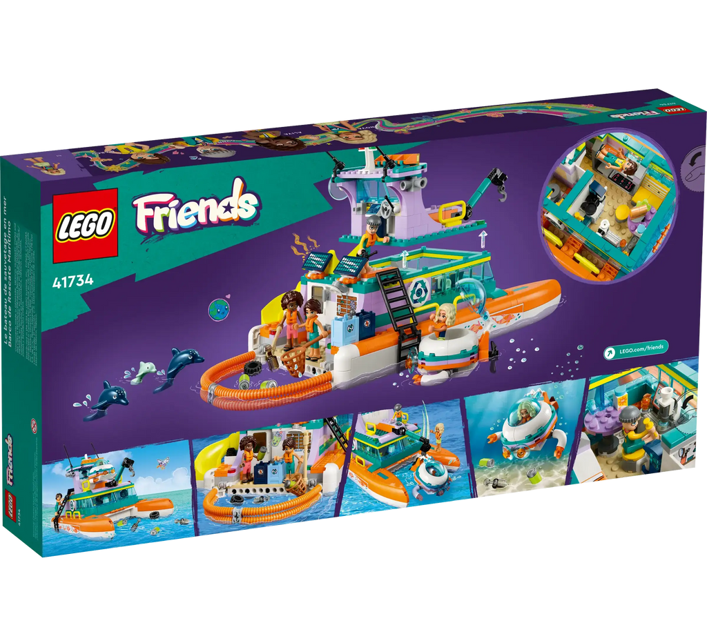LEGO FRIENDS 41734 Sea Rescue Boat - TOYBOX Toy Shop