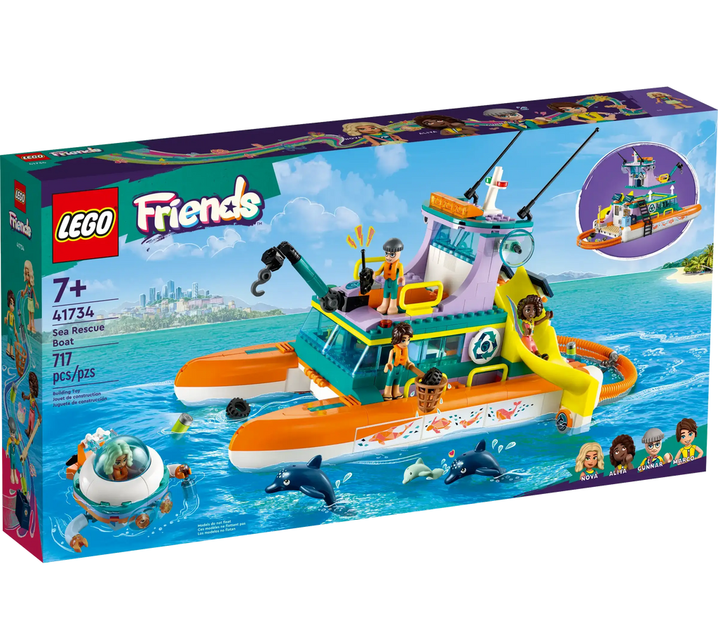 LEGO FRIENDS 41734 Sea Rescue Boat - TOYBOX Toy Shop