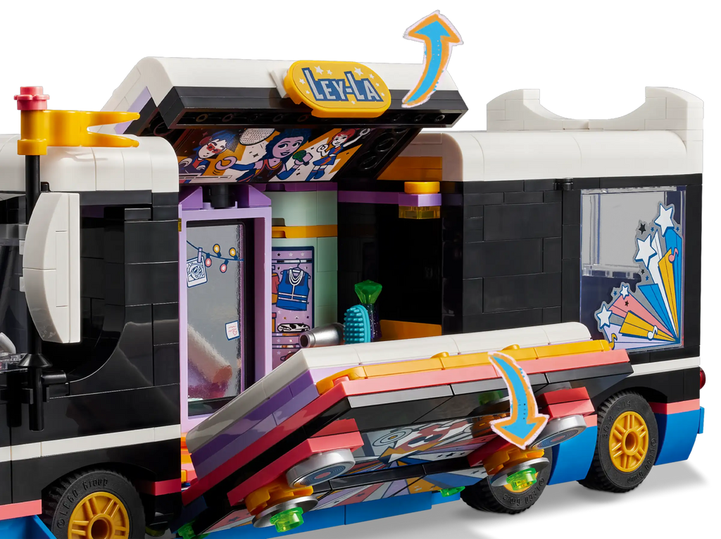 LEGO FRIENDS 42619 Pop Star Music Tour Bus - TOYBOX Toy Shop